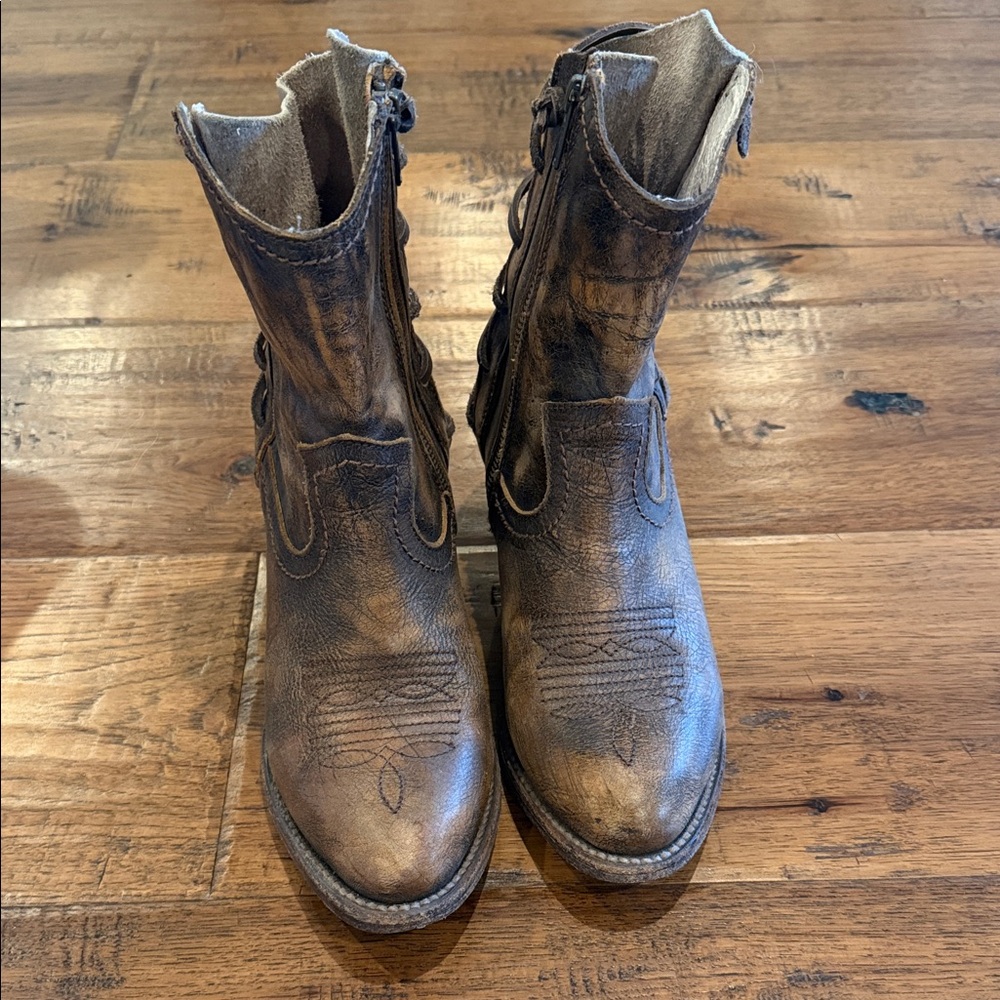 Freebirds Brown Leather Boots